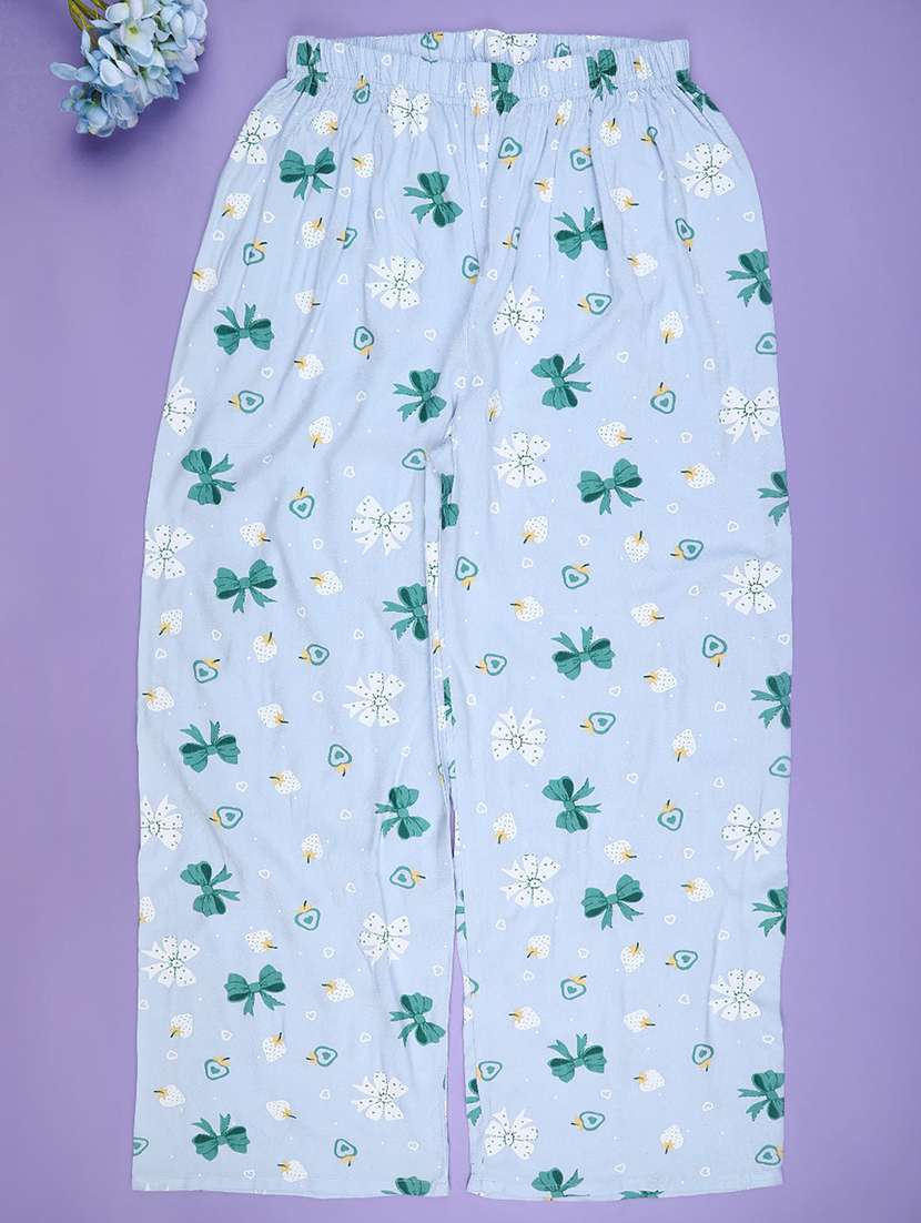 blue cotton palazzo trouser - 22276210 -  Standard Image - 1