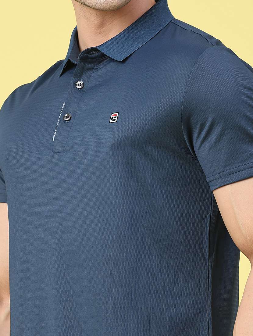 men solid short sleeve slim fit polo t-shirt - 22276252 -  Standard Image - 4