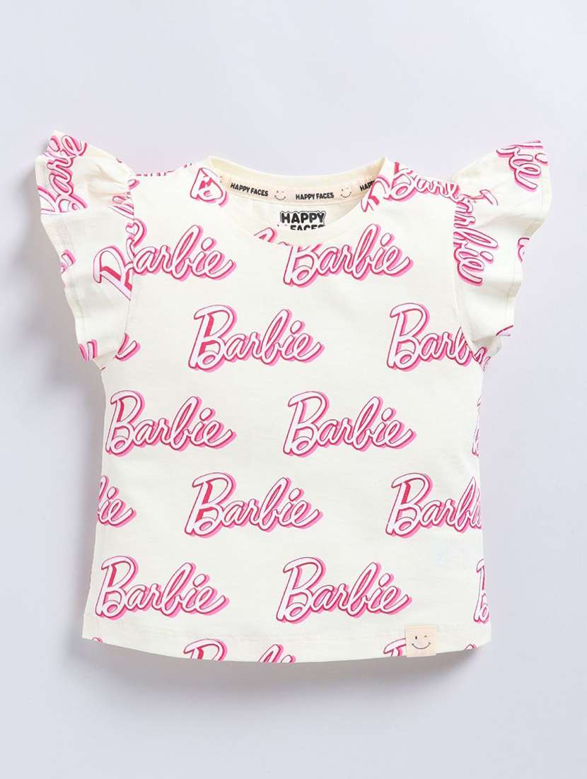 girls printed cap sleeve tee - 22276353 -  Standard Image - 1