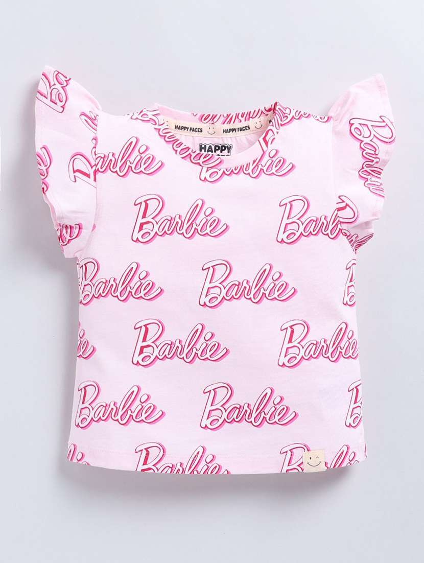 girls printed cap sleeve tee - 22276361 -  Standard Image - 1