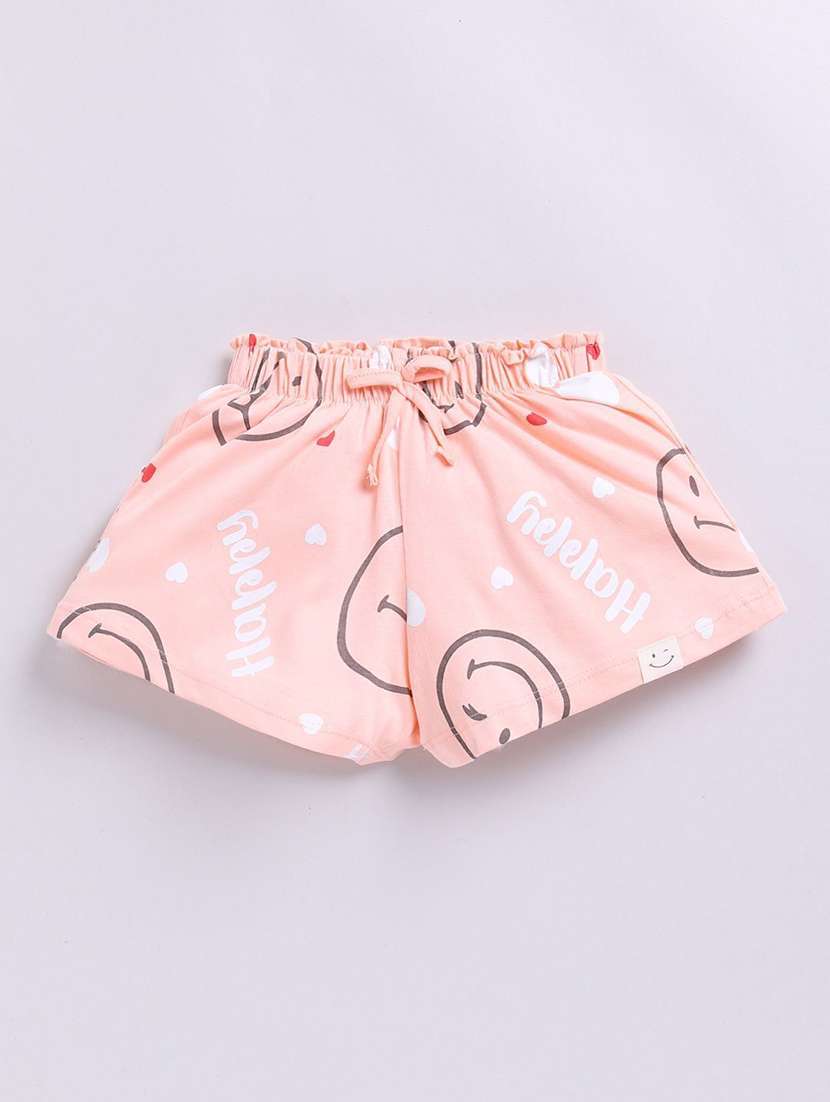 girls printed mid rise shorts - 22276368 -  Standard Image - 1