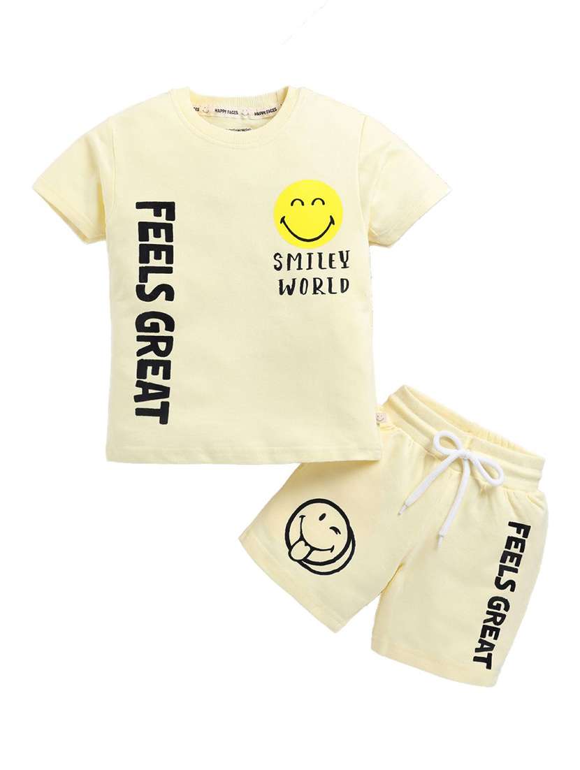 kids printed shorts co-ord set - 22276503 -  Standard Image - 1
