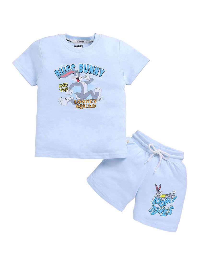 kids printed shorts co-ord set - 22276507 -  Standard Image - 1