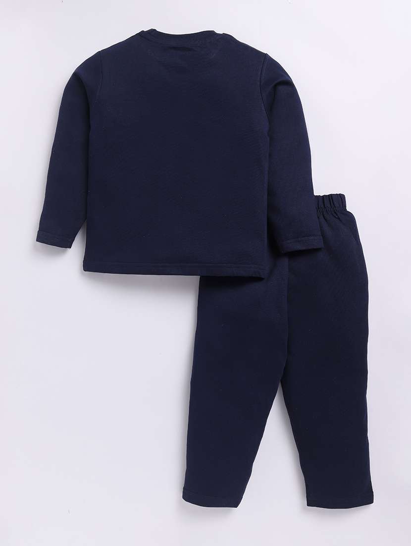 boys printed full length co-ord set - 22276509 -  Standard Image - 1