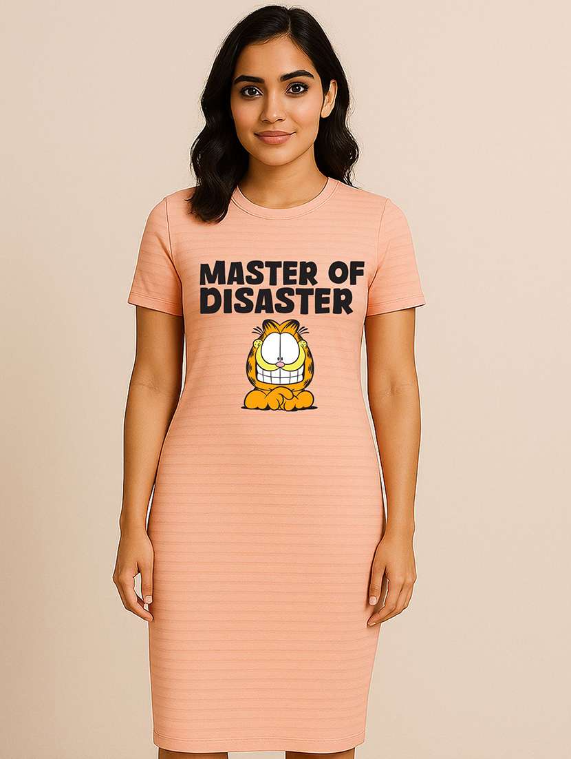 women printed short sleeve t-shirt dress - 22276529 -  Standard Image - 1