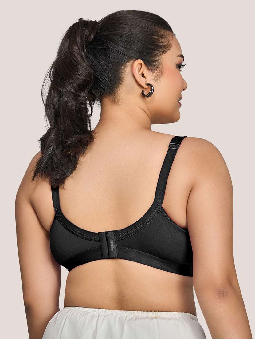 women pack of 3 solid minimizer bra - 22276555 -  Standard Image - 4