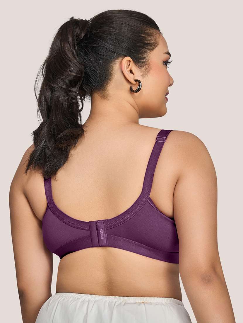 women pack of 3 solid minimizer bra - 22276555 -  Standard Image - 6