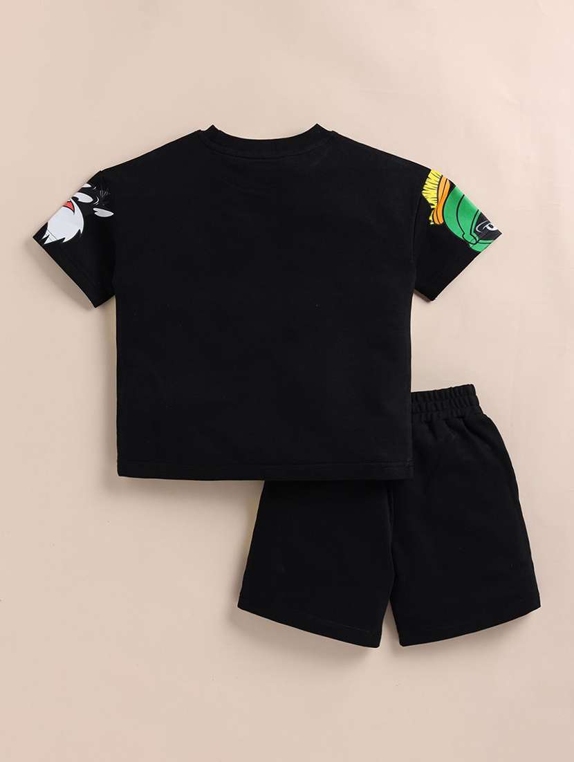 kids printed shorts co-ord set - 22276623 -  Standard Image - 1