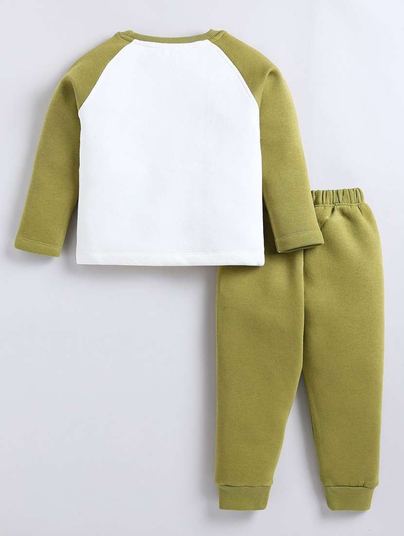 boys printed full length co-ord set - 22276668 -  Standard Image - 1