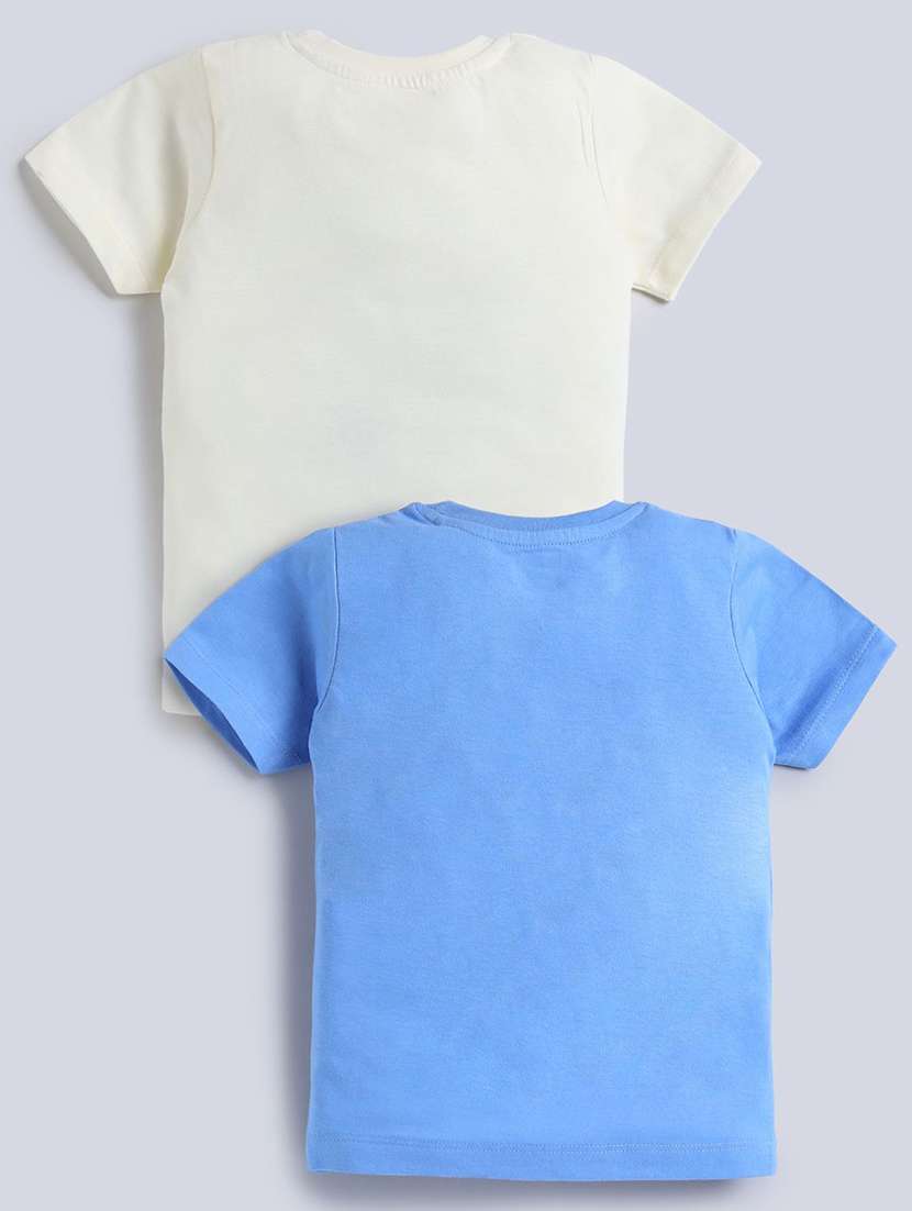 boys pack of 2 printed short sleeve t-shirt - 22276798 -  Standard Image - 1