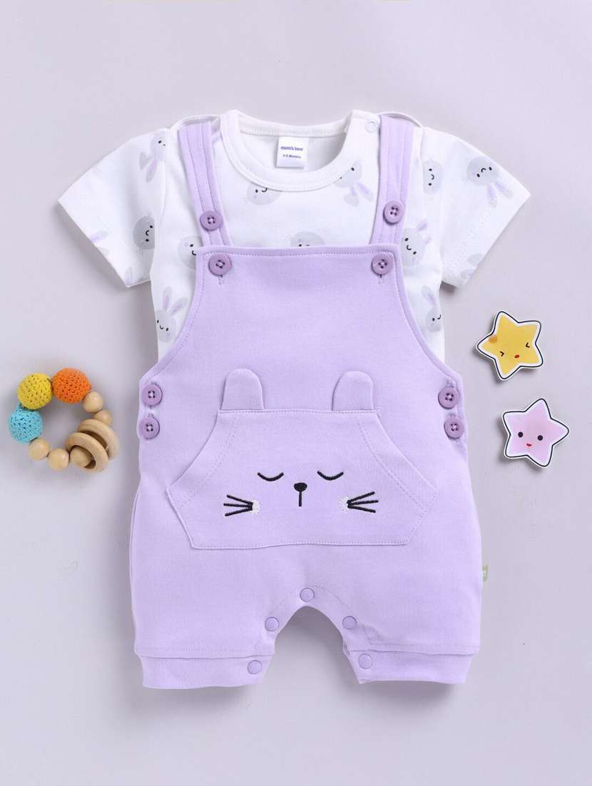 kids printed short sleeve romper