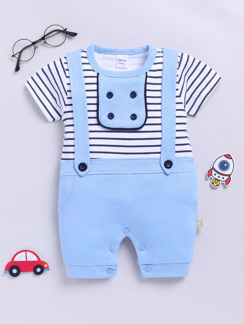 kids printed short sleeve romper