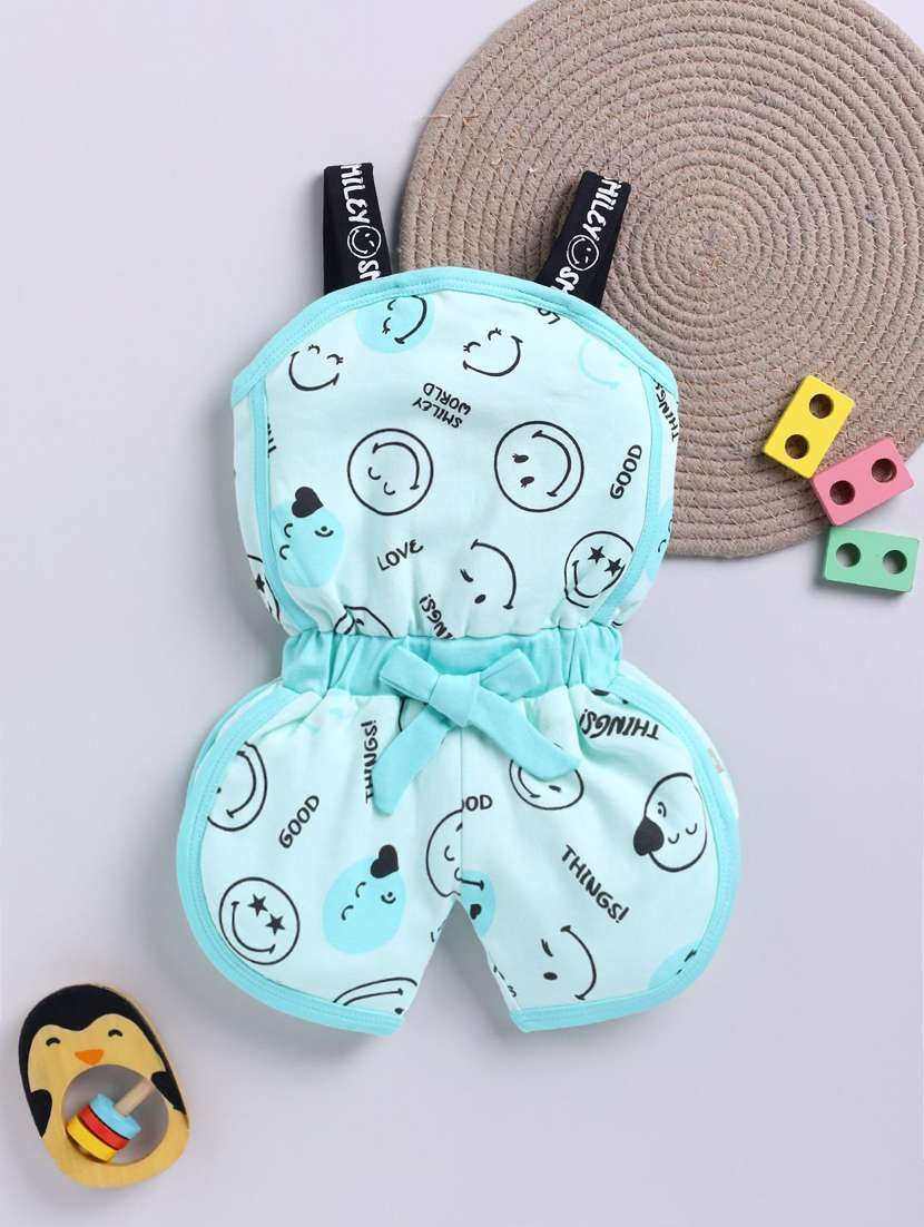 girls printed sleeveless romper