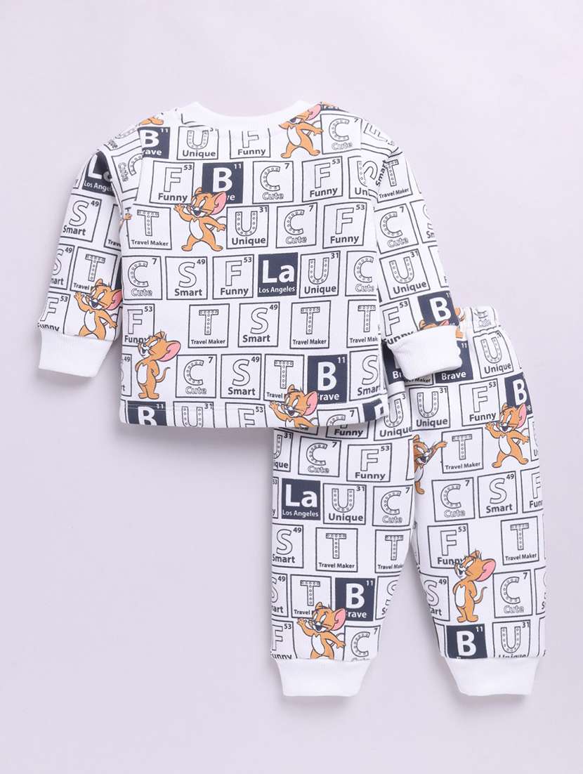 boys printed full length co-ord set - 22277261 -  Standard Image - 1