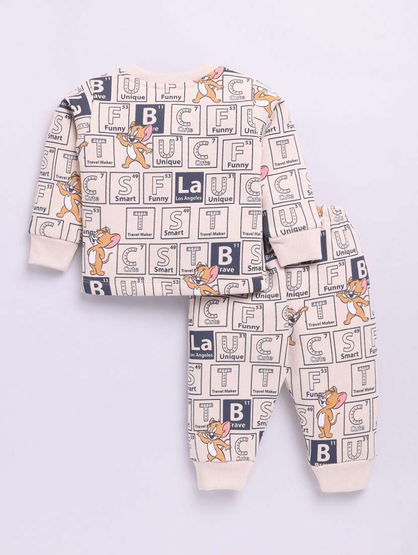 Boys Printed Full Length Co-ord Set - 22277262 -  Standard Image - 1