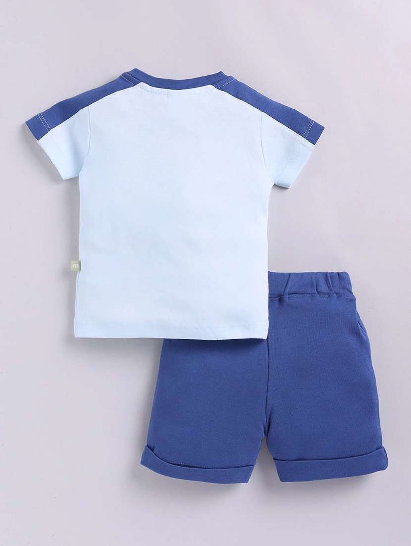 Boys Printed Shorts Co-ord Set - 22277327 -  Standard Image - 1