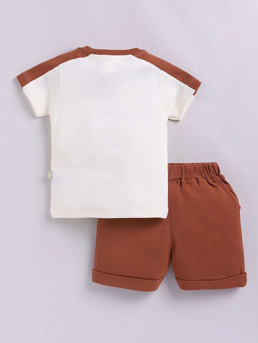 kids printed shorts co-ord set - 22277328 -  Standard Image - 1