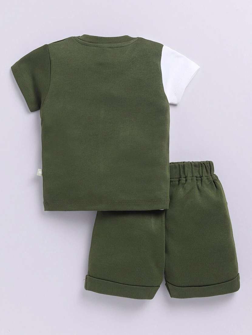 kids printed shorts co-ord set - 22277332 -  Standard Image - 1