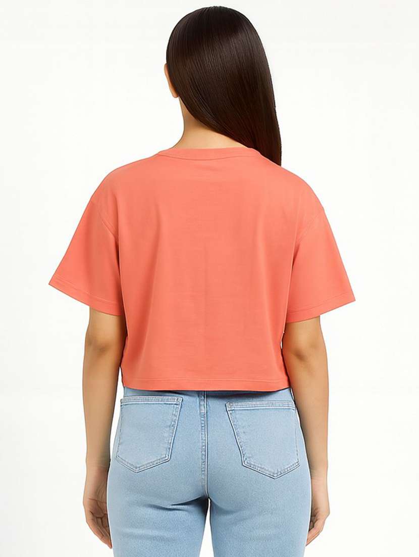 women printed round neck t-shirt - 22277416 -  Standard Image - 1