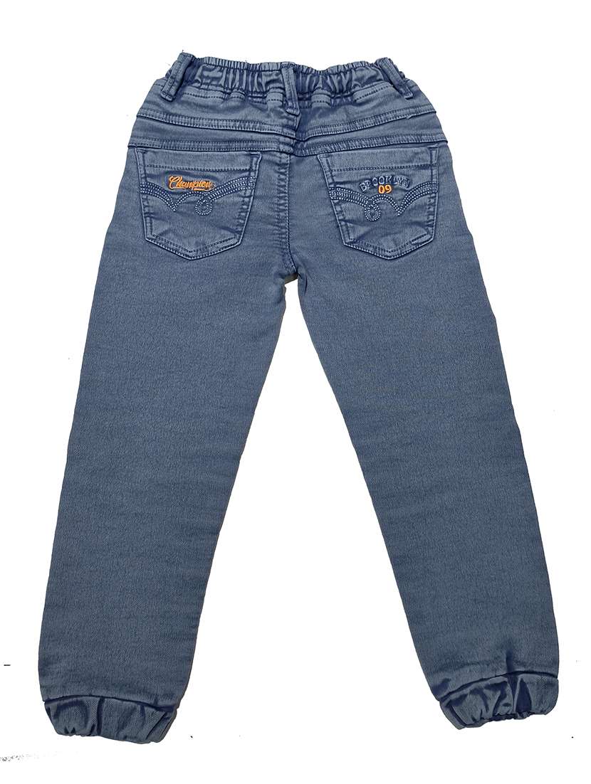 boys solid mid rise jogger jean - 22277479 -  Standard Image - 1