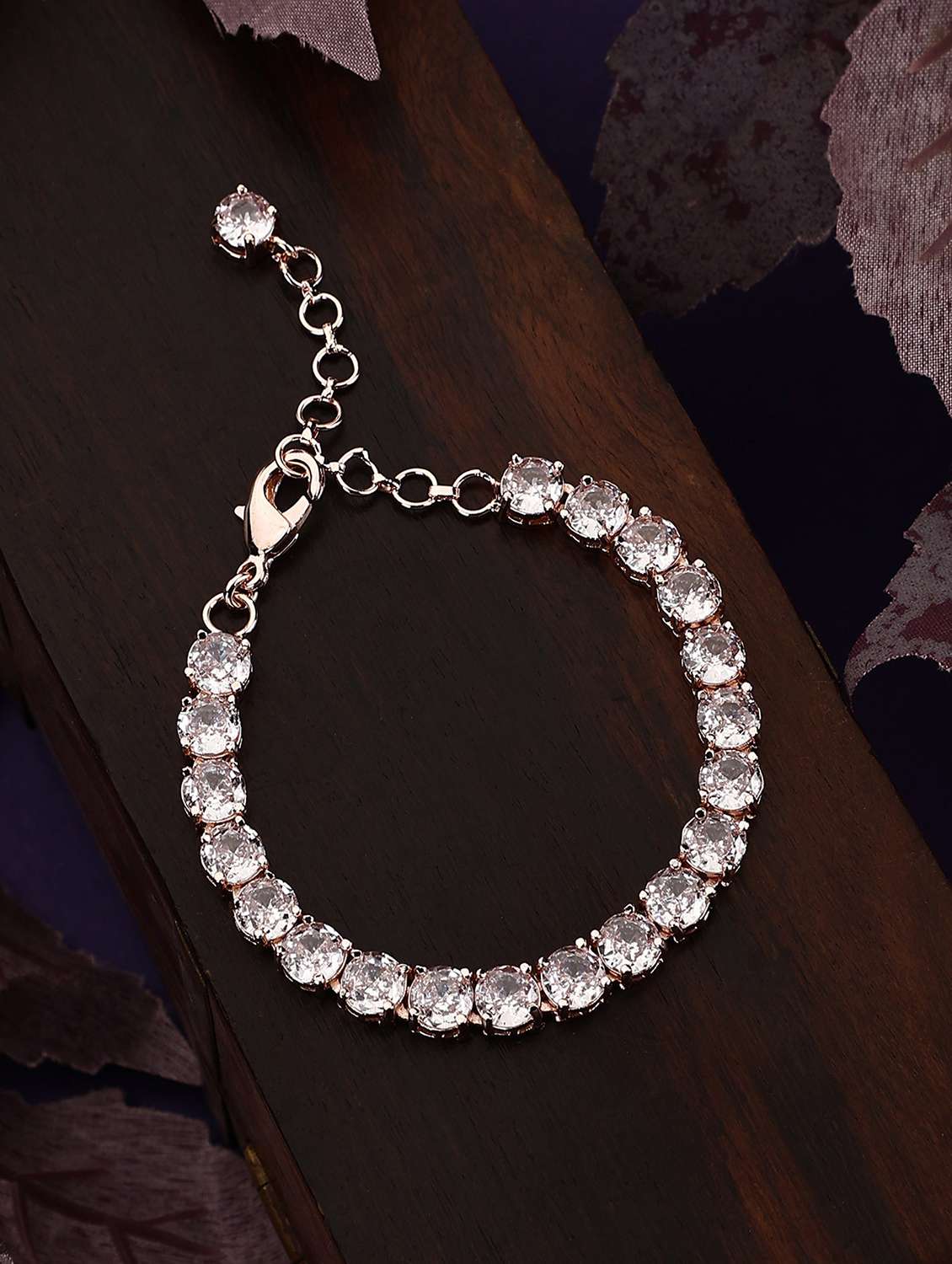 women stone studded bracelet - 22277839 -  Standard Image - 1