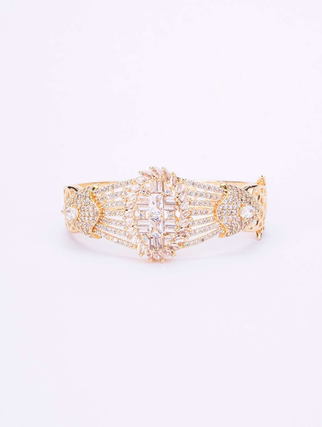 cubic zirconia kada bracelet - 22277843 -  Standard Image - 1