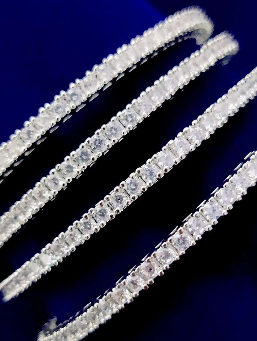 women white brass bangle - 22278175 -  Standard Image - 1