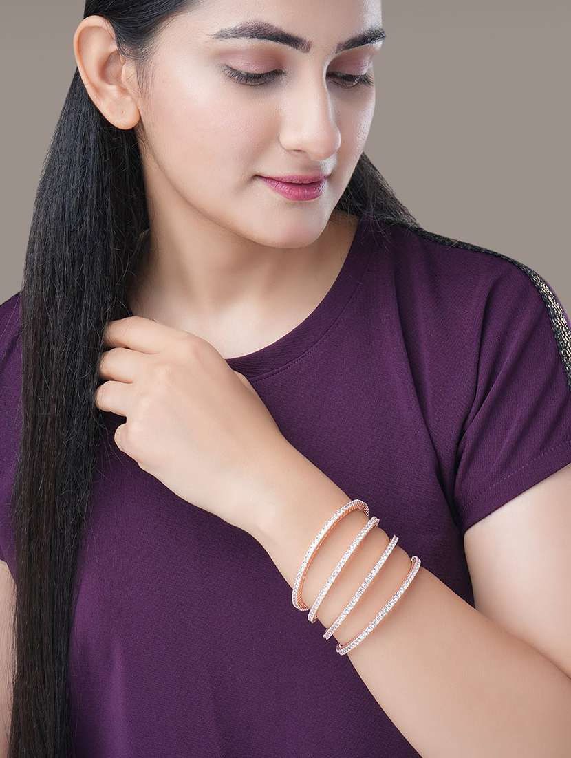 women white brass bangle - 22278178 -  Standard Image - 1