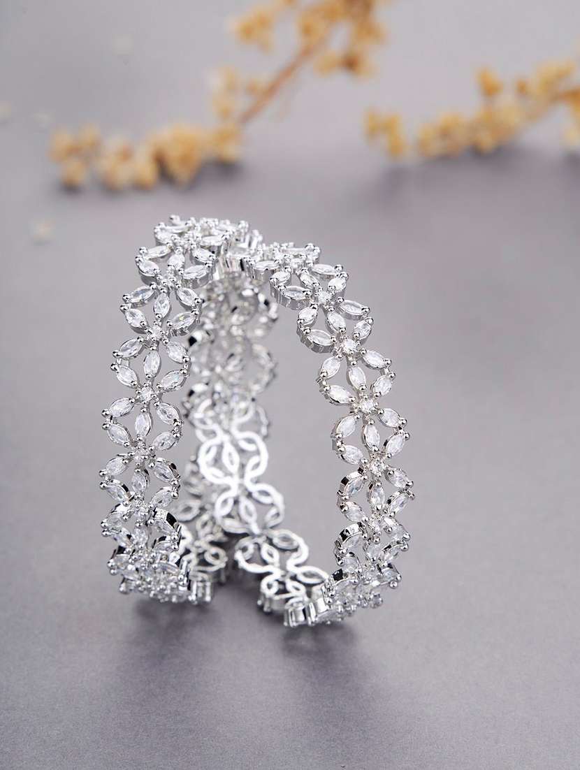 women white brass bangle - 22278205 -  Standard Image - 1