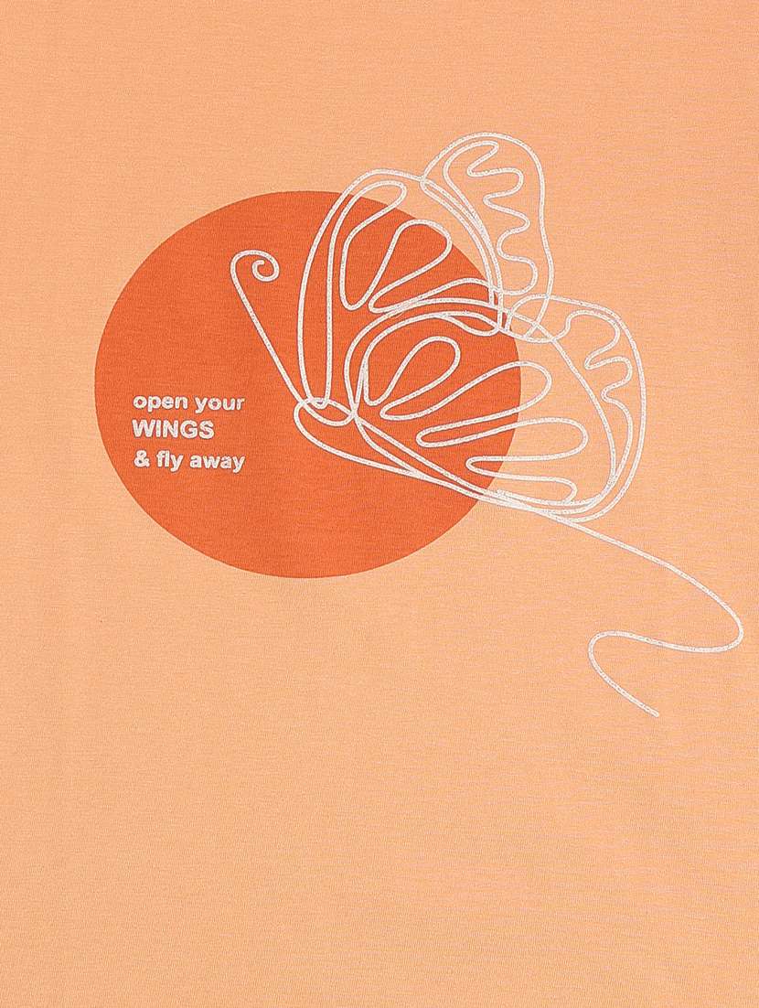 girls printed short sleeve tee - 22278591 -  Standard Image - 4