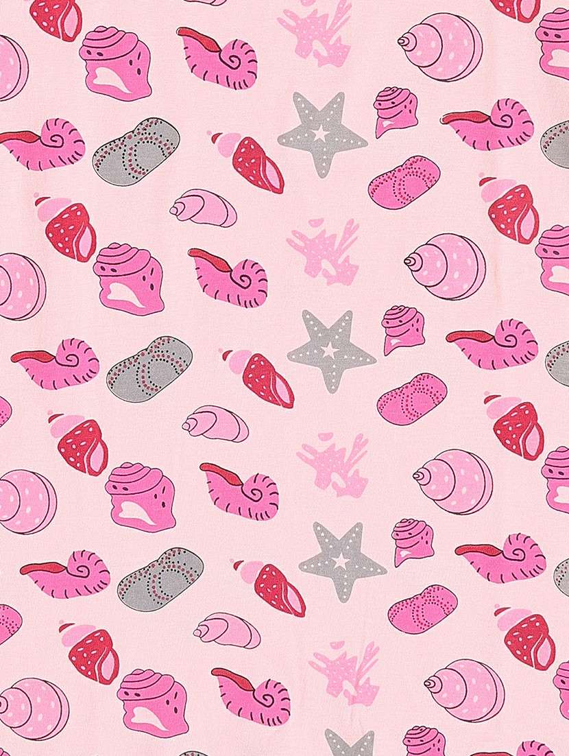 pink cotton all over print tee - 22278601 -  Standard Image - 4