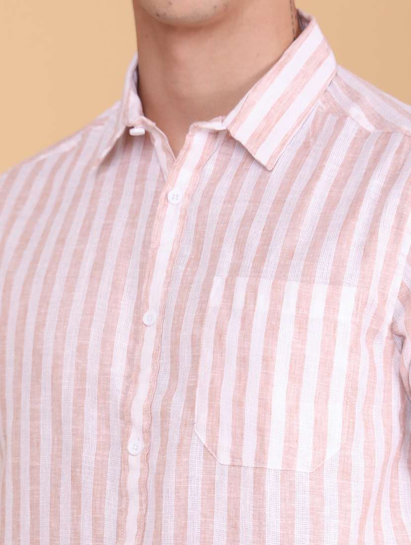 men printed short sleeves casual shirt - 22278749 -  Standard Image - 1