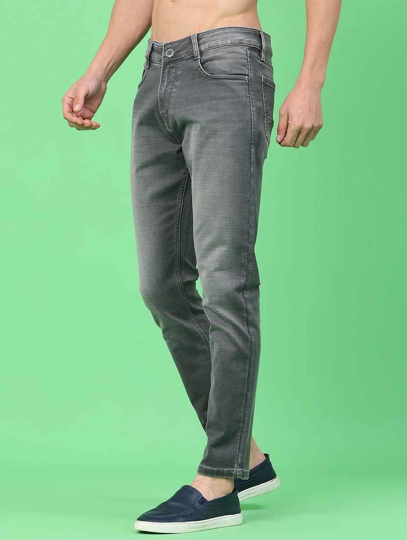 Men Washed Mid Rise Full Length Jeans - 22278794 -  Standard Image - 1