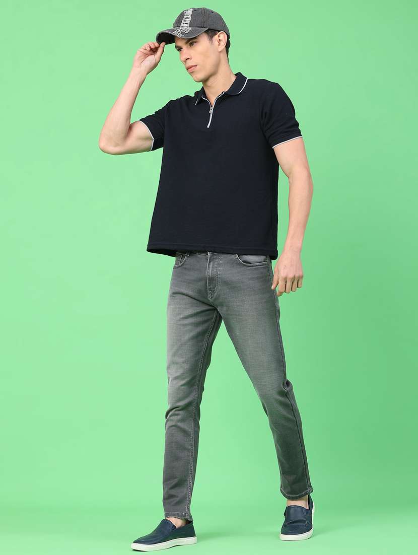 Men Washed Mid Rise Full Length Jeans - 22278794 -  Standard Image - 4