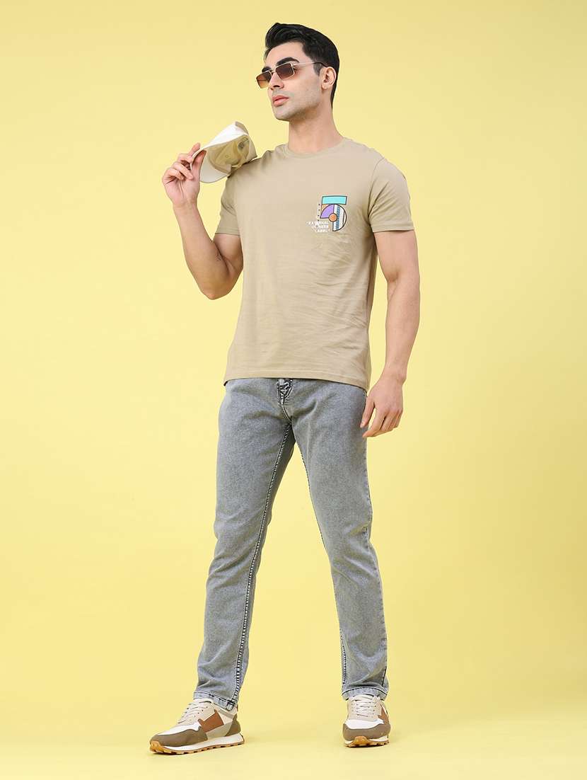 men washed mid rise full length jeans - 22278801 -  Standard Image - 4
