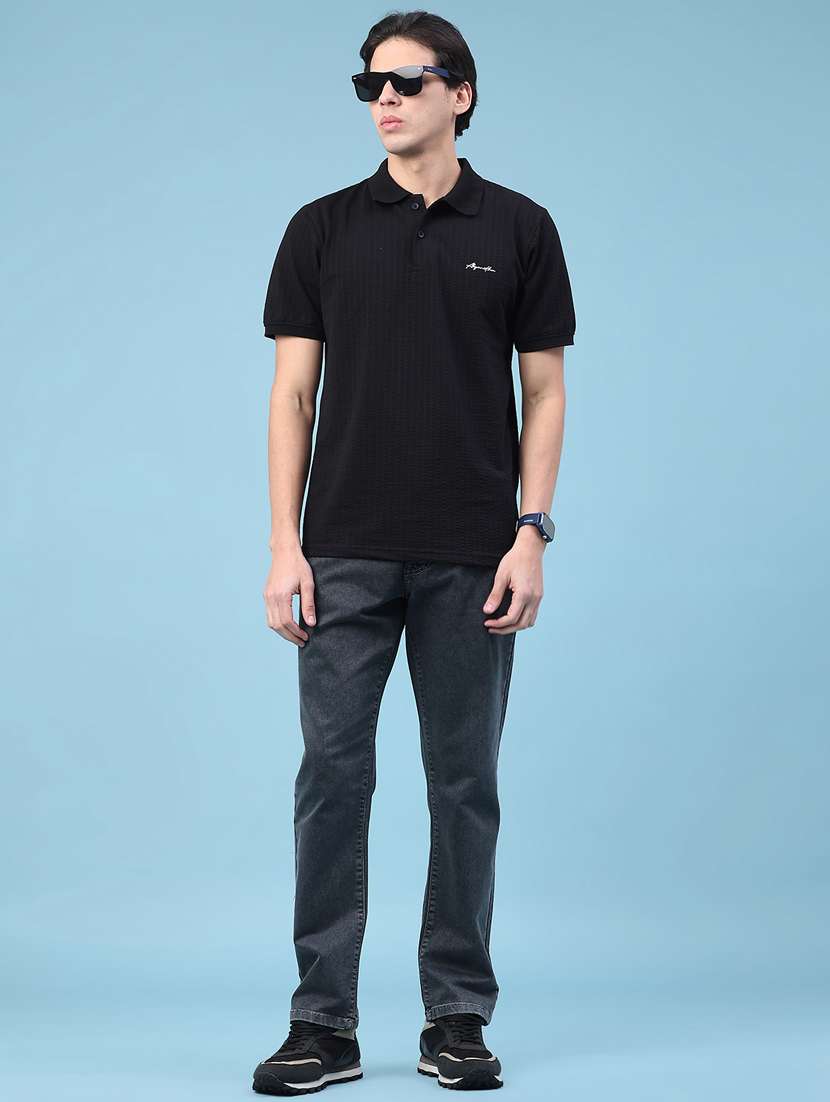 men plain mid rise full length jeans - 22278804 -  Standard Image - 4