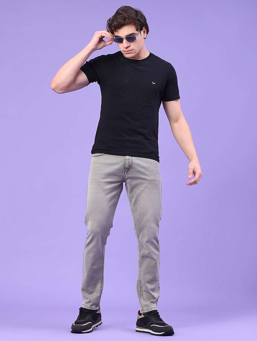 men washed mid rise full length jeans - 22278807 -  Standard Image - 4
