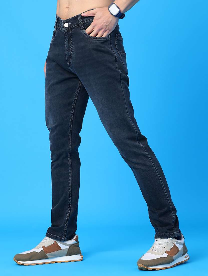Men Washed Mid Rise Full Length Jeans - 22278809 -  Standard Image - 1