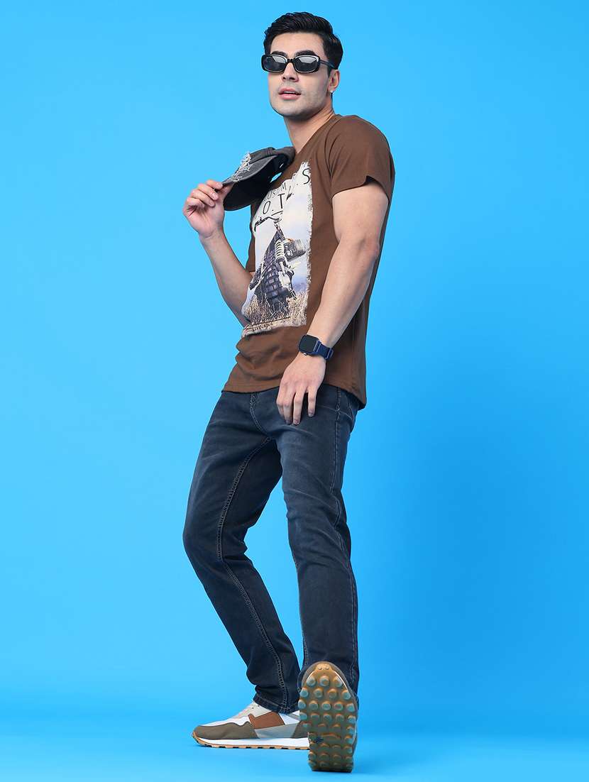 Men Washed Mid Rise Full Length Jeans - 22278809 -  Standard Image - 4
