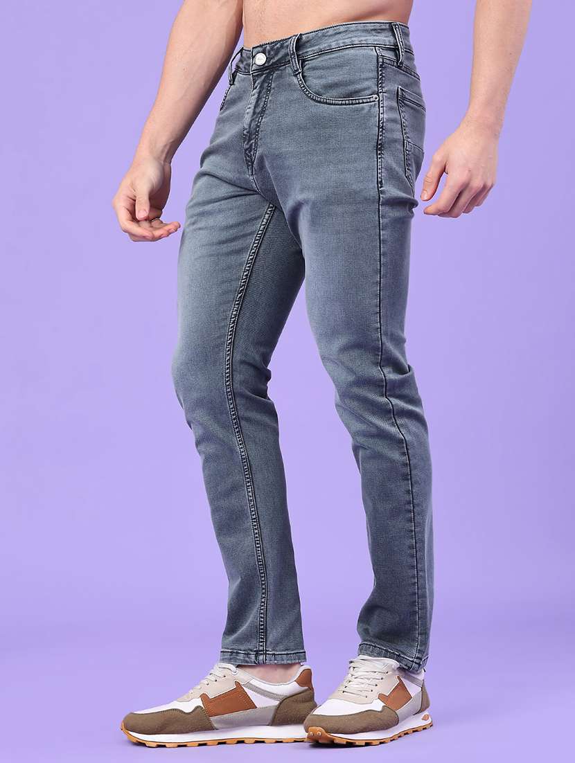 men washed mid rise full length jeans - 22278812 -  Standard Image - 1
