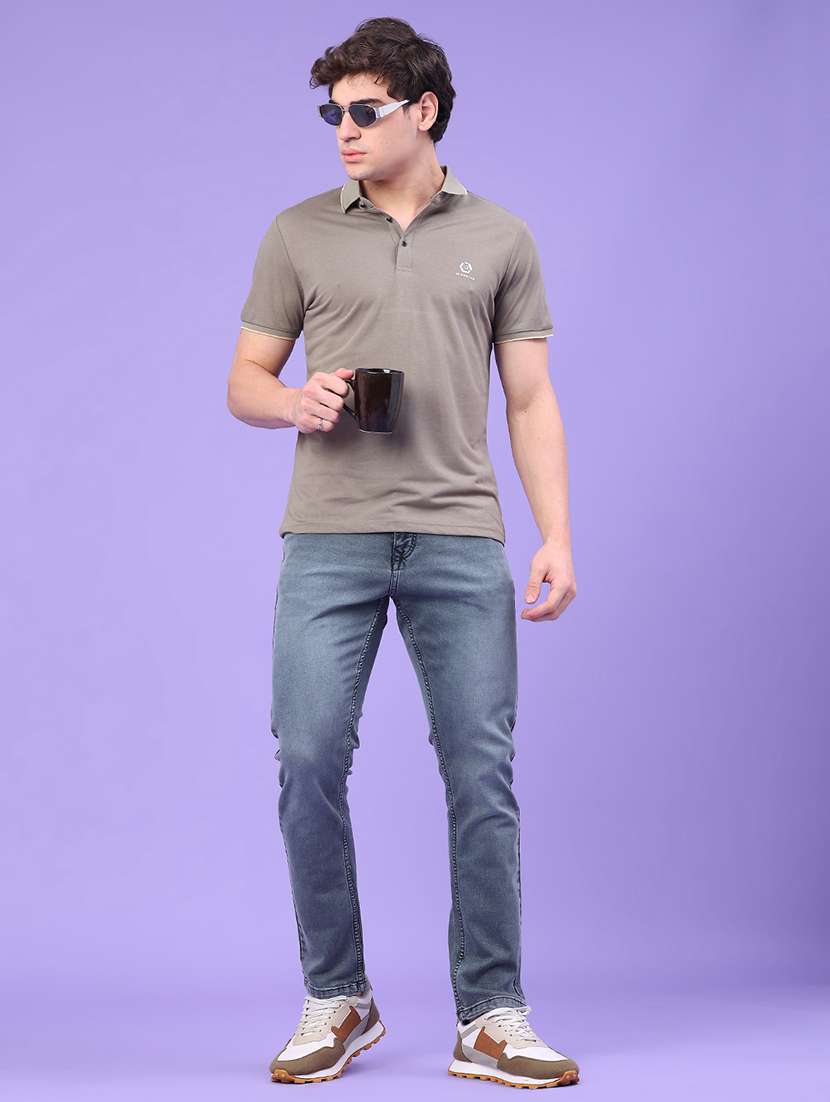 men washed mid rise full length jeans - 22278812 -  Standard Image - 4