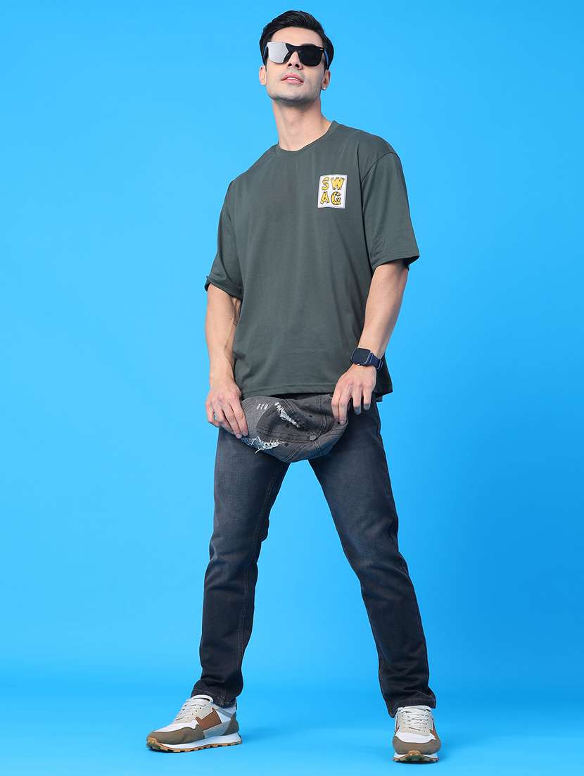 Men Washed Mid Rise Full Length Jeans - 22278819 -  Standard Image - 4