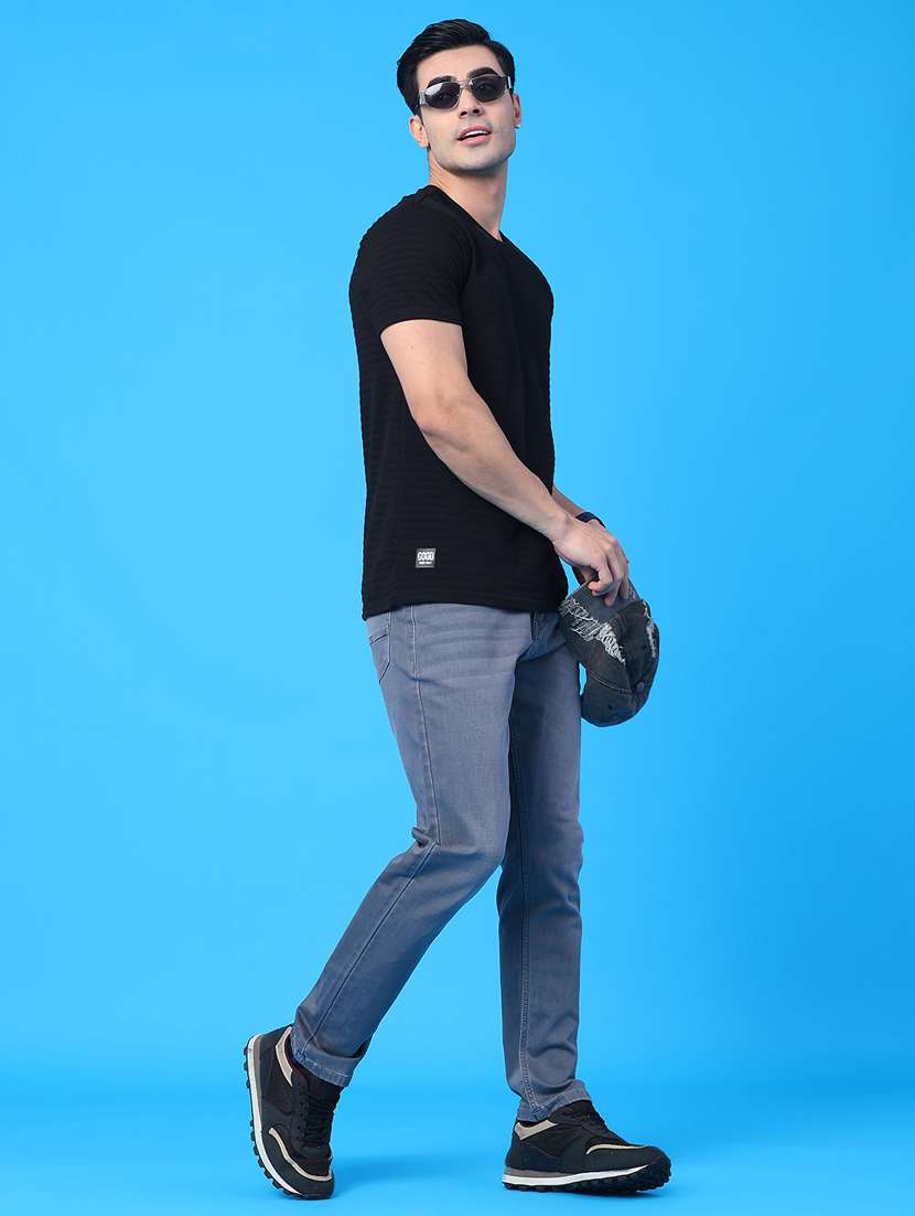 Men Washed Mid Rise Full Length Jeans - 22278827 -  Standard Image - 4