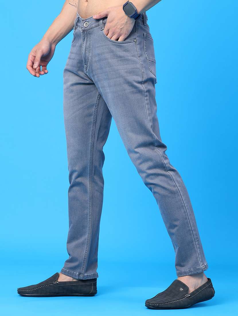 men washed mid rise full length jeans - 22278828 -  Standard Image - 1