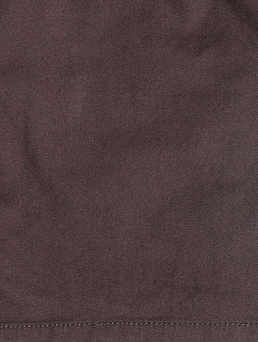 brown cotton shorts & three fourth - 22278988 -  Standard Image - 4