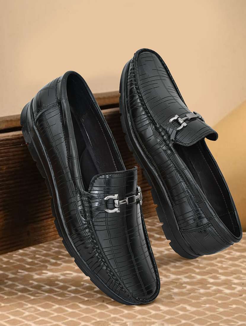 men solid horsebit slip on loafer - 22279197 -  Standard Image - 1