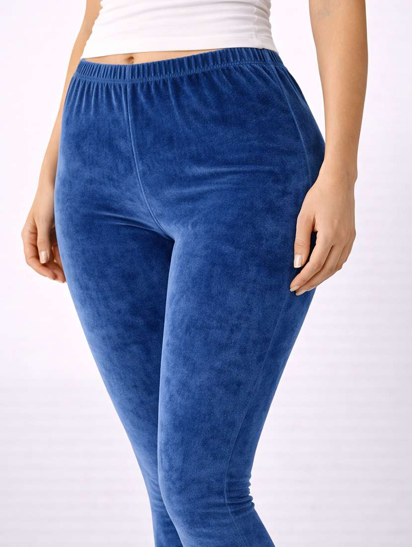 women solid mid rise legging - 22279243 -  Standard Image - 4