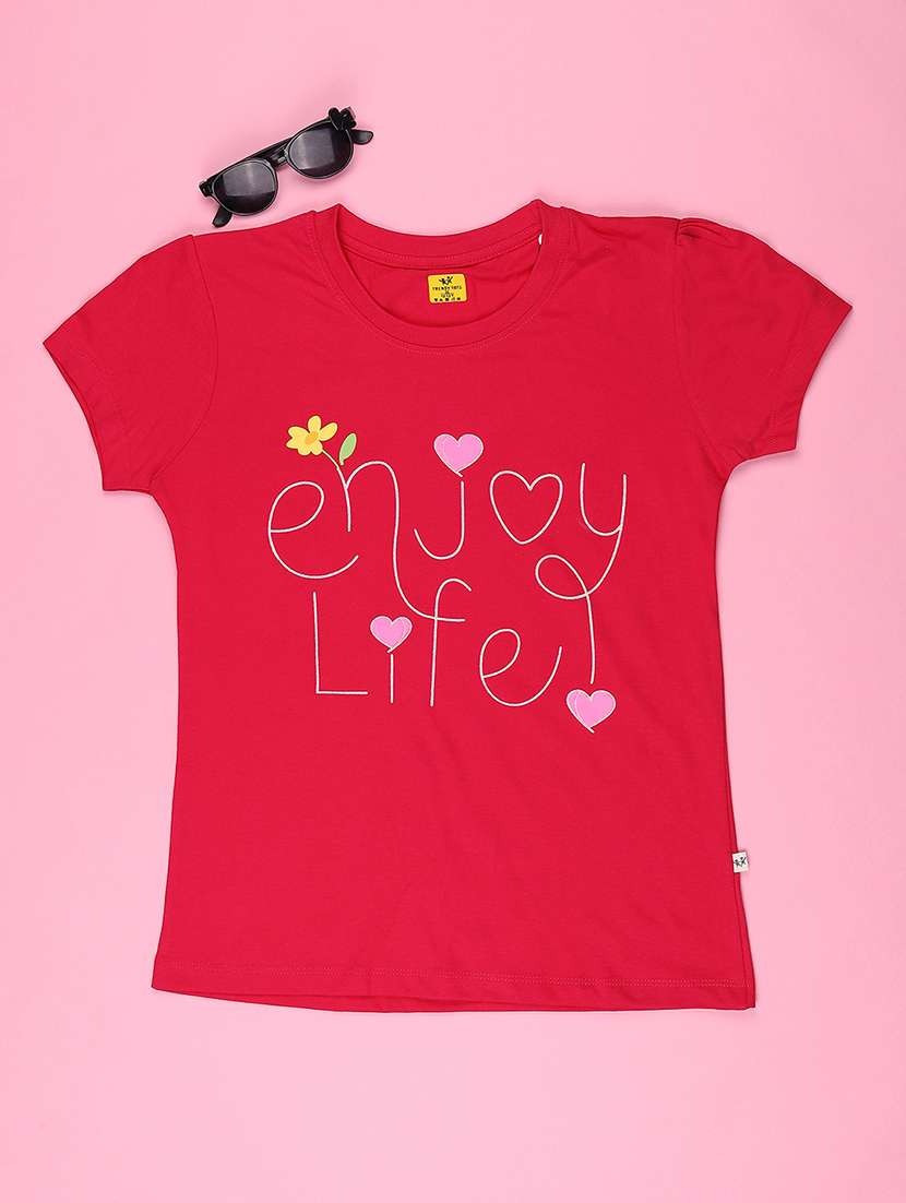 girls printed short sleeve tee - 22279783 -  Standard Image - 1