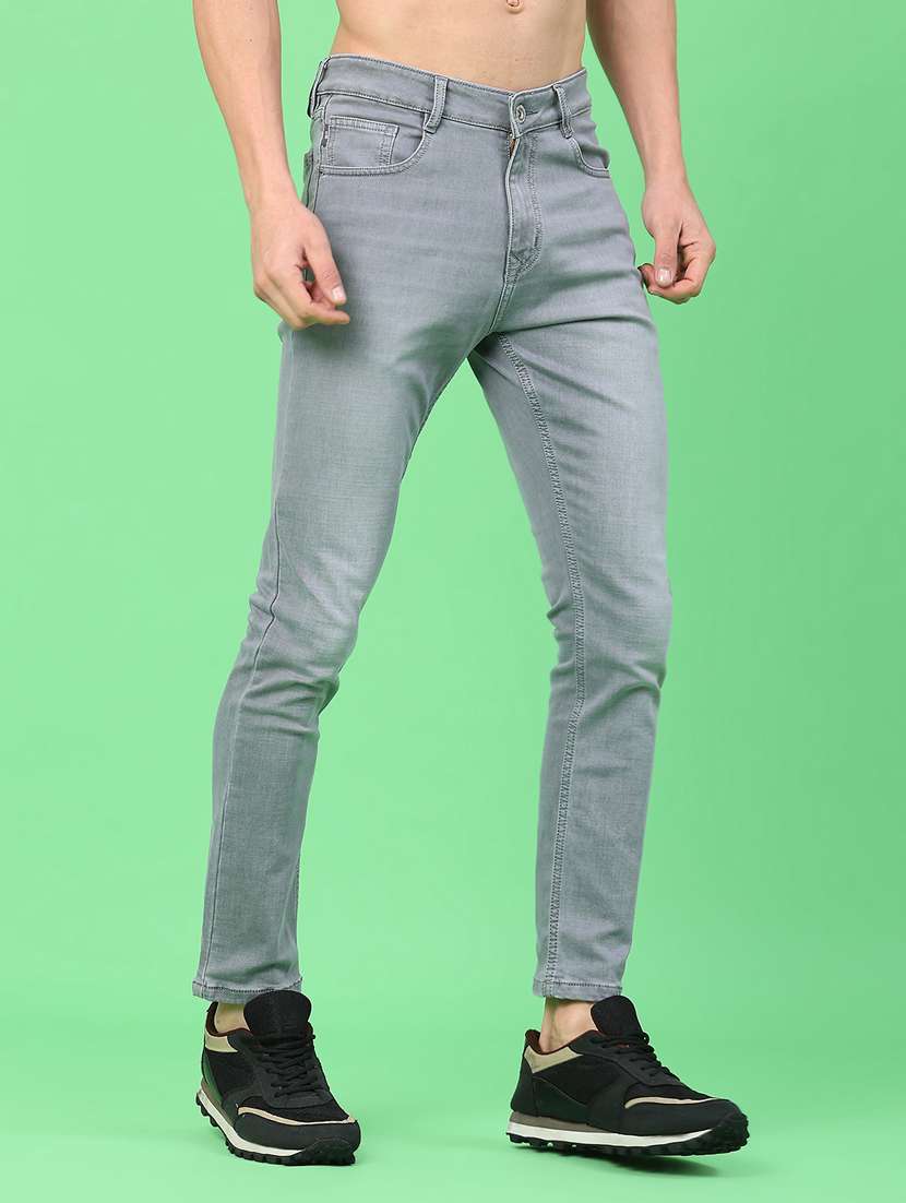 men washed mid rise full length jeans - 22279804 -  Standard Image - 1