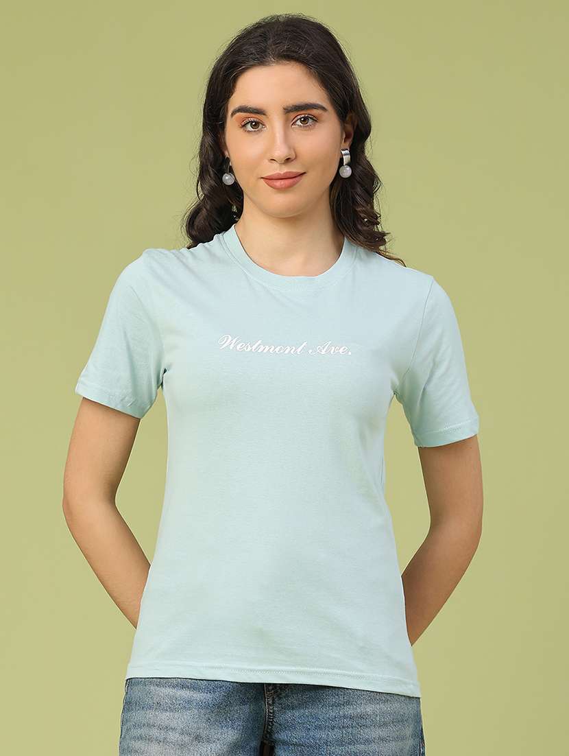 women printed short sleeve t-shirt - 22280014 -  Standard Image - 1